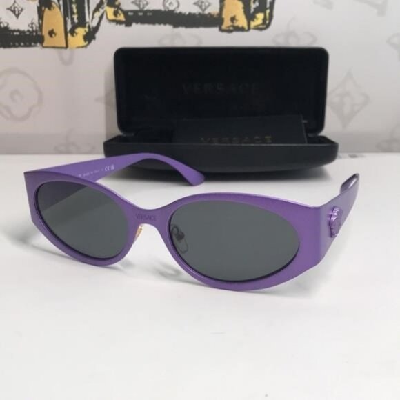 New Authentic Purple Cat-Eye Sunglasses VE2263 - Picture 5 of 12